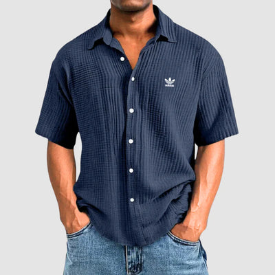 Trendiges Herrenhemd mit Button-Down-Kragen