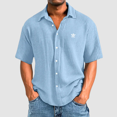 Trendiges Herrenhemd mit Button-Down-Kragen