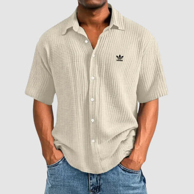 Trendiges Herrenhemd mit Button-Down-Kragen