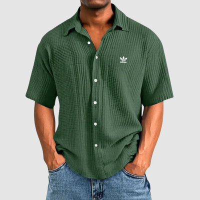 Trendiges Herrenhemd mit Button-Down-Kragen